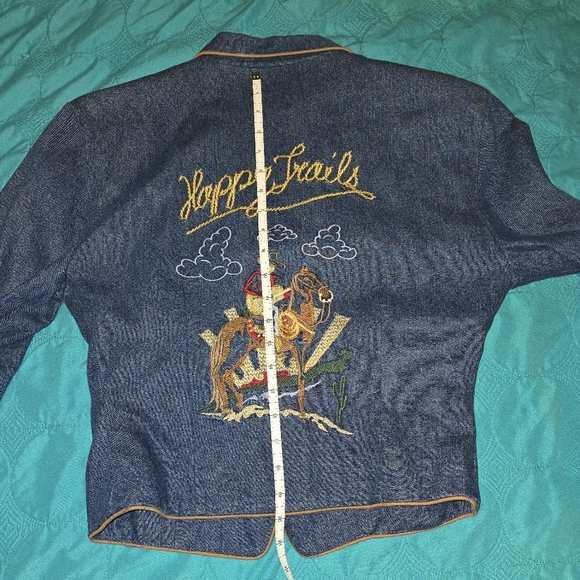 Vintage denim western jacket Sm/med - Picture 6 of 7